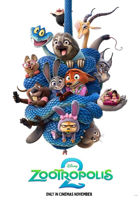 Movie poster for Zootropolis 2